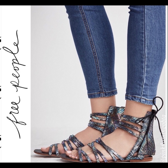 Free People Shoes - Gladiator Free People Iridescent Sandals